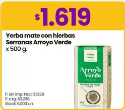 Serranas - Yerba mate con hierbas