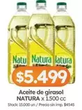 Natura - Aceite de girasol