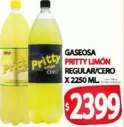 Pritty - Gaseosa Limón Regular/Cero