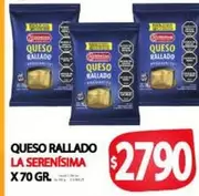 La Serenísima - QUESO RALLADO