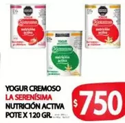 La Serenísima - YOGUR CREMOSO NUTRUCION ACTIVA