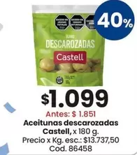 Castell - Aceitunas descarozadas