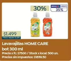 X$ - Lavavajillas HOME CARE