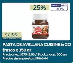 Cuisine - PASTA DE AVELLANA CUISINE & CO