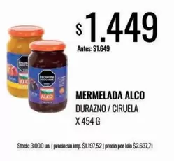 Alco - MERMELADA