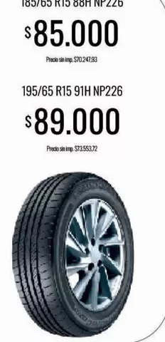 185/65 R15 88H NP226