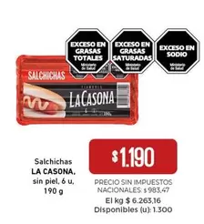 La Casona - Salchichas