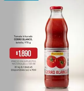 Cerro - Tomate triturado