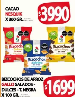 Gallo - BIZCOCHOS DE ARROZ