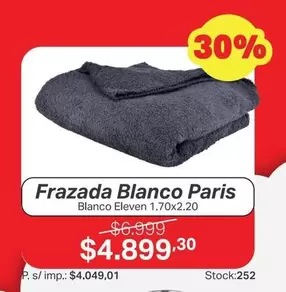 Frazada Blanco Paris