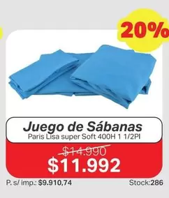 Juego de Sábanas