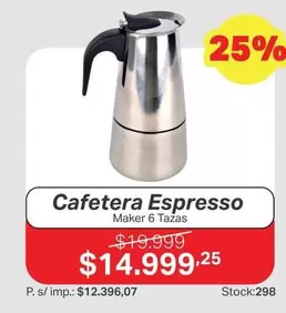 Cafetera Espresso