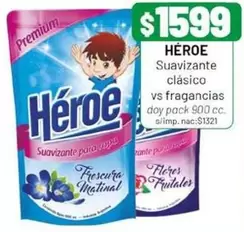 Premium - HÉROE Suavizante clásico vs fragancias