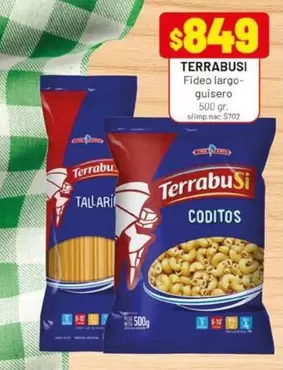 Terrabusi - Fideo largo-guisero, Coditos, Tallarí