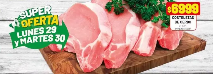COSTELETAS DE CERDO