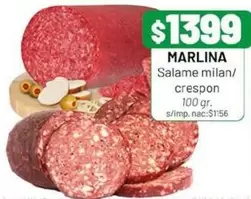 Milán - Salame milan/ crespon