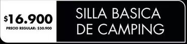 SILLA BASICA DE CAMPING