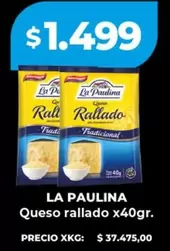 La paulina - Queso rallado