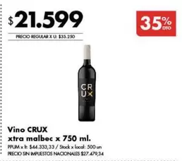X$ - Vino CRUX