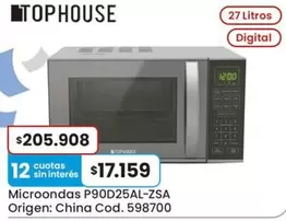 Origen - Microondas P90D25AL-ZSA