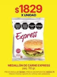 Express - Medallón de Carne