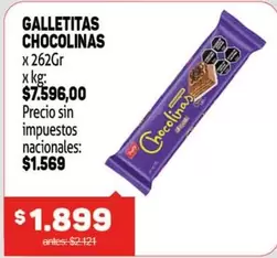 Terrabusi - GALLETITAS CHOCOLINAS