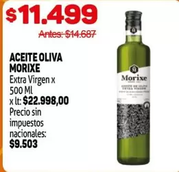 Morixe - ACEITE OLIVA Extra Virgen