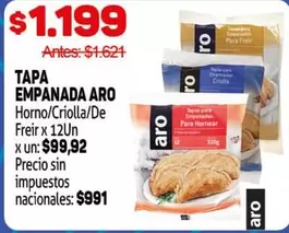 Aro - TAPA EMPANADA ARO
