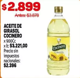Cocinero - ACEITE DE GIRASOL COCINERO