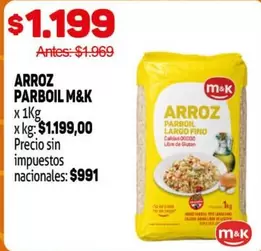 M&K - ARROZ PARBOIL