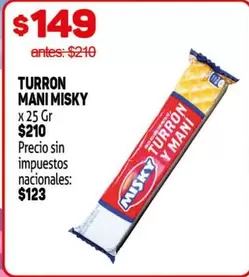 Misky - TURRON MANI MISKY