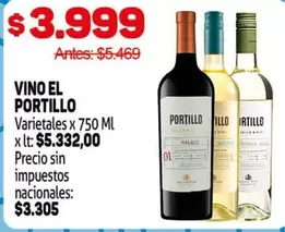 El portillo - VINO EL PORTILLO