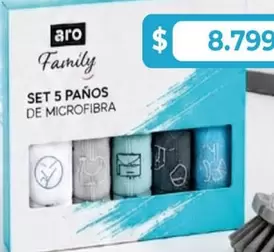 Aro - SET 5 PAÑOS DE MICROFIBRA