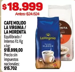 La Virginia - CAFE MOLIDO LA VIRGINIA / LA MORENITA