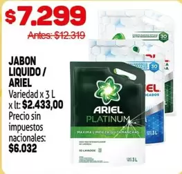 Ariel - JABON LIQUIDO