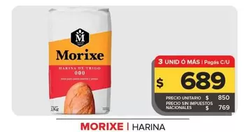 Morixe - Harina de Trigo 000