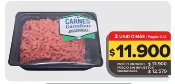 Carrefour - Carne Picada Orgánica