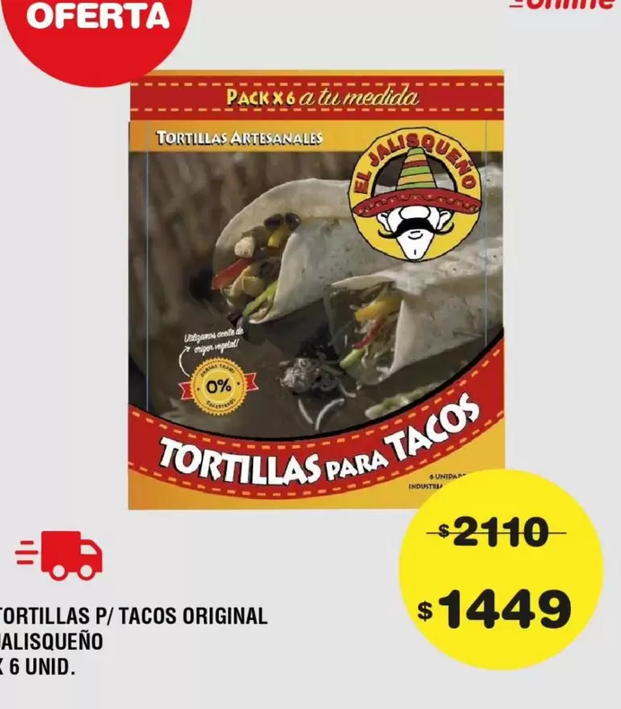 Origen - TORTILLAS PARA TACOS ORIGINAL