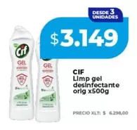 Cif - Limp gel desinfectante orig