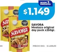Savora - Mostaza original doy pack