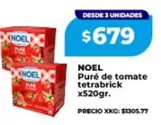 Noel - Puré de tomate tetrabrick