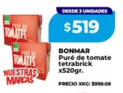 Bonmar - Puré de tomate tetrabrick