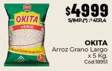 X$ - Arroz Grano Largo x 5 Kg. Cód:18951
