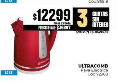 Ultracomb - Pava Eléctrica Cód:72968