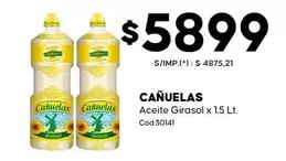 cañuelas - Aceite Girasol x 1.5 Lt. Cód.30141