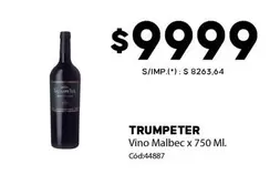 Trumpeter - Vino Malbec x 750 Ml.