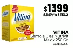 Vitina - Semola Clas Nutrivit Max
