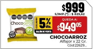 Chocoarroz -  Alfajor