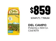 Del Campo - Polenta x 500 Gr. Cód:1679