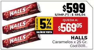 Halls - Caramelos
